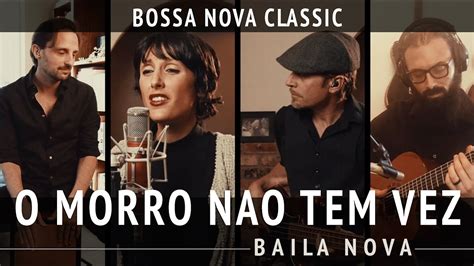  O Morro Não Tem Vez Enkla Bossa Nova- ackord möter ett djupt vemodigt melodi